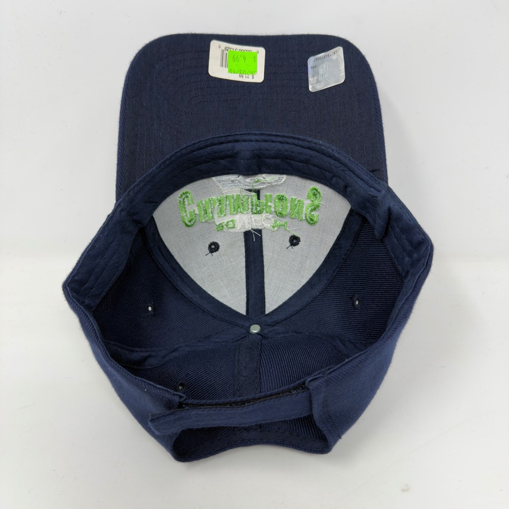 NFL Seattle Seahawks 2014 NFC Champions Hat Navy Blue Adjustable Strapback Cap - Picture 6 of 9